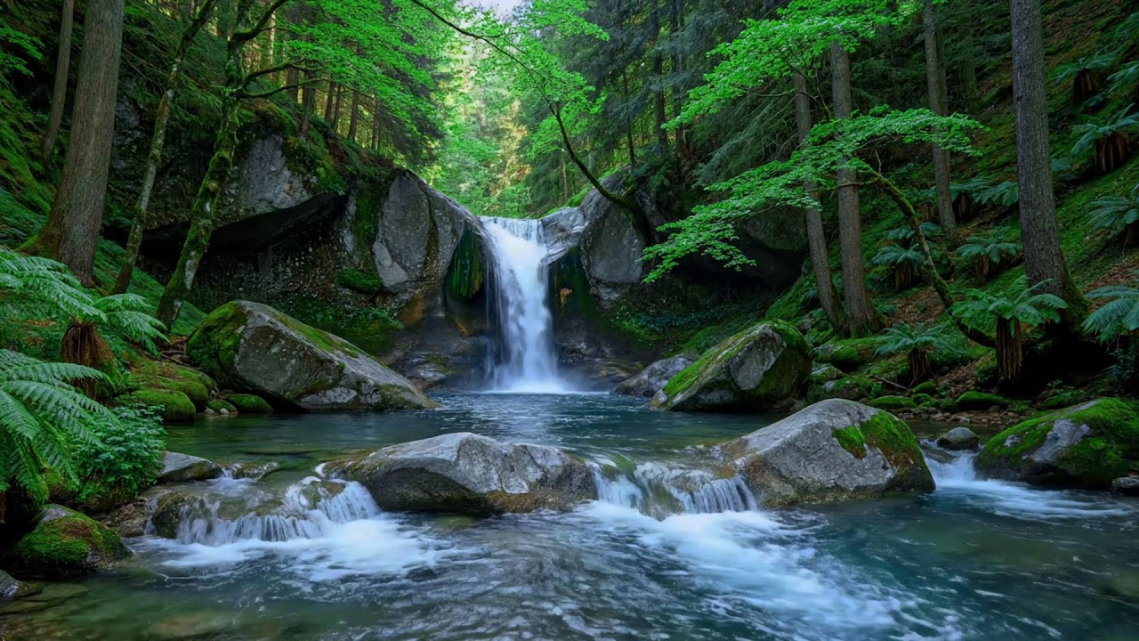 River Stream Sounds 🌊 Relaxing Water Ambience for Sleep and Stress Relief #1532