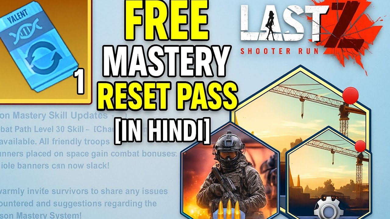 Free Mastery Reset in Hindi of Last Z: Survival Shooter
