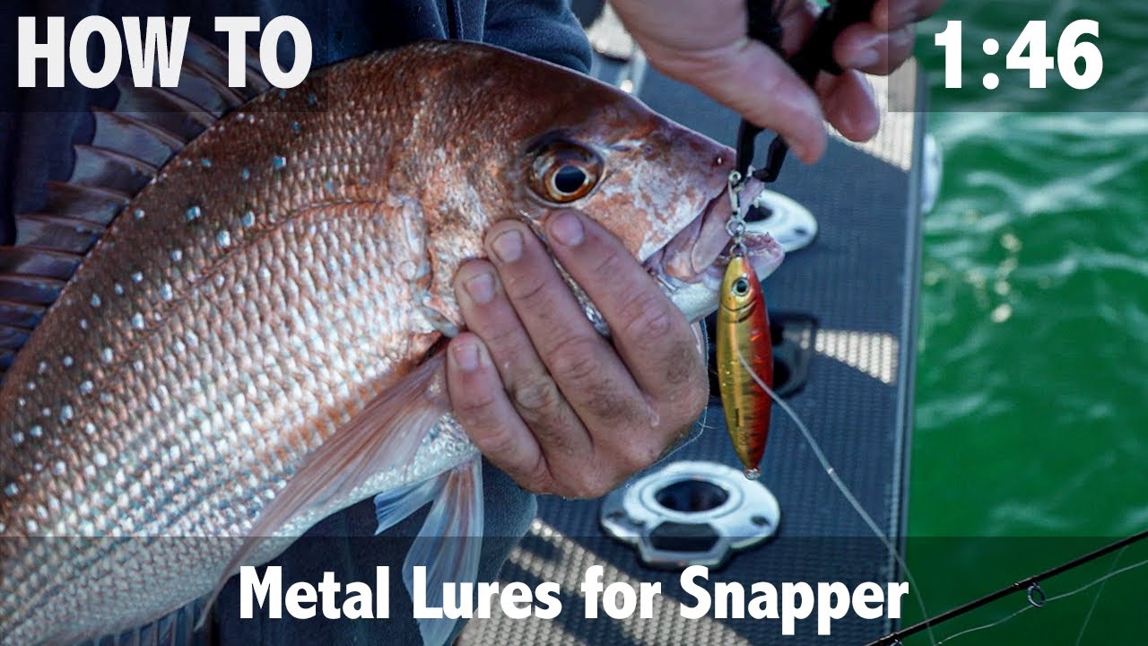 Metal lures for Snapper