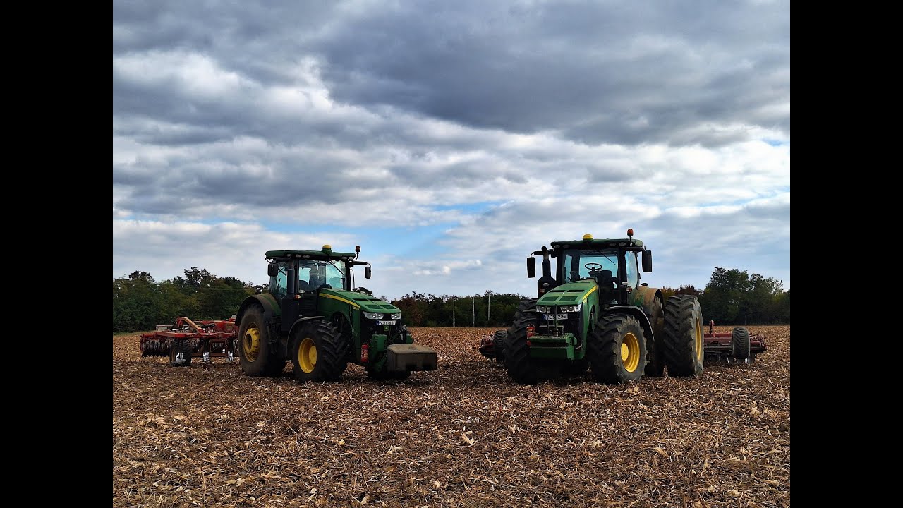 Palotabozsoki Zrt. 3x John Deere 8370R, 8320R Autumn works 2025