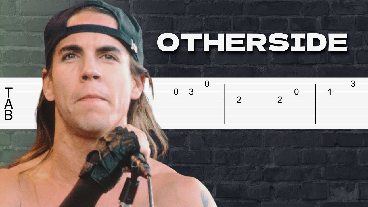 Red Hot Chili Peppers – Otherside | Guitar Tab on Screen | Easy to Follow