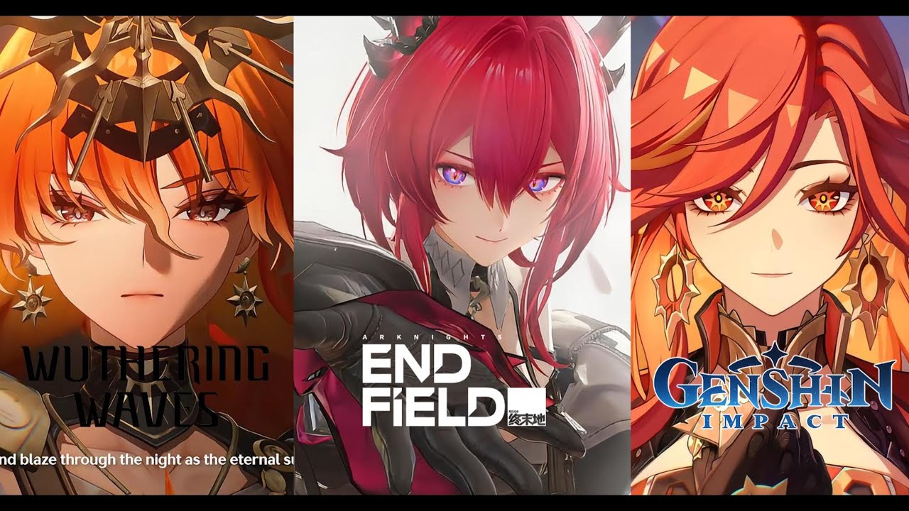 Fire-Type Onee-san PV Showdown: Endfield vs. Wuthering Waves vs. Genshin Impact