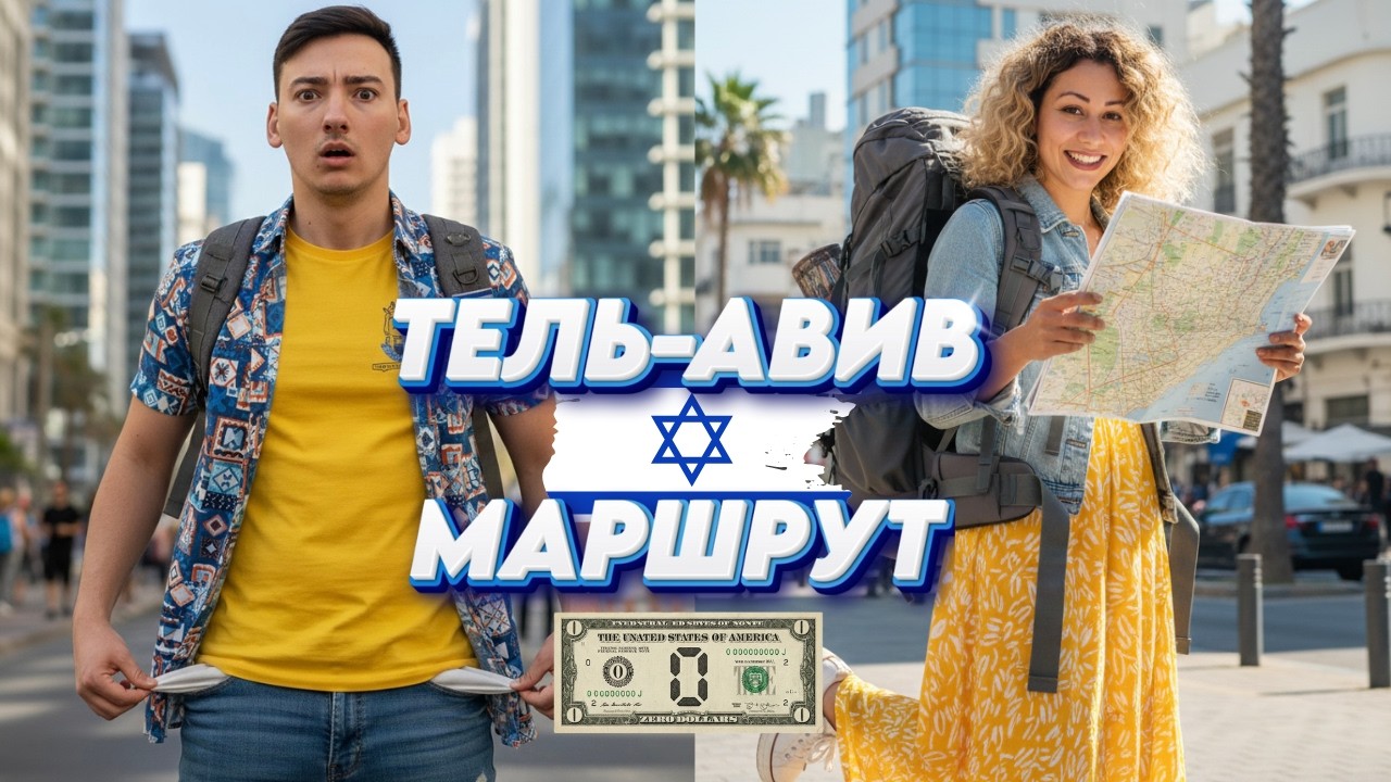 ТЕЛЬ-АВИВ ЗА 0 ШЕКЕЛЕЙ! 😱 Маршрут БЕДНЯКА в самом ДОРОГОМ городе мира 🍋