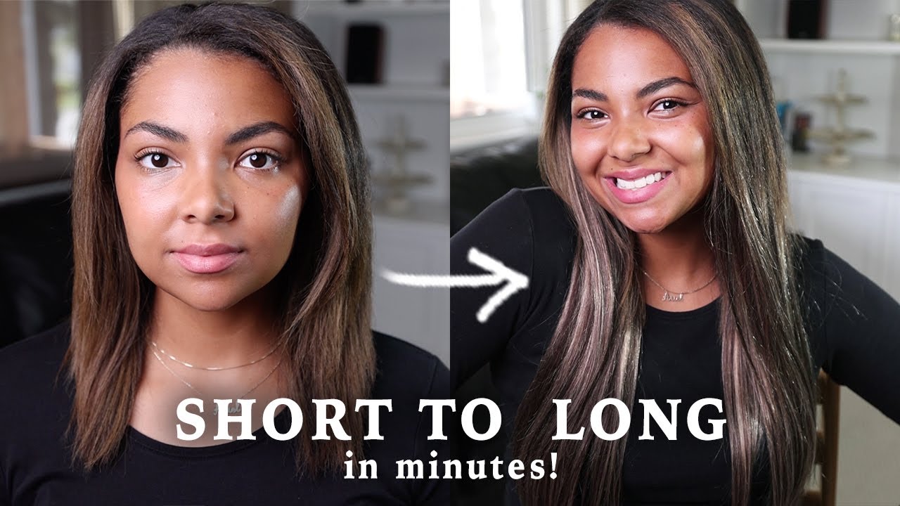 HOW TO GET LONGER, FULLER HAIR IN MINUTES (ft. Luxy Hair)