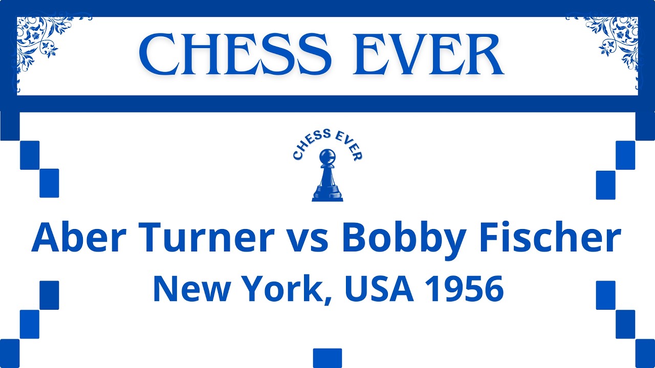 Aber Turner vs Bobby Fischer. New York, USA 1956