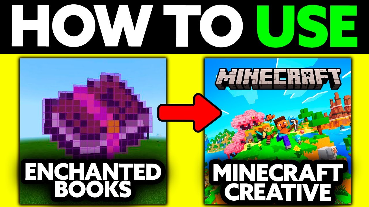 How To Use Enchanted Books in Minecraft Creative 2025 (UPDATED!)
