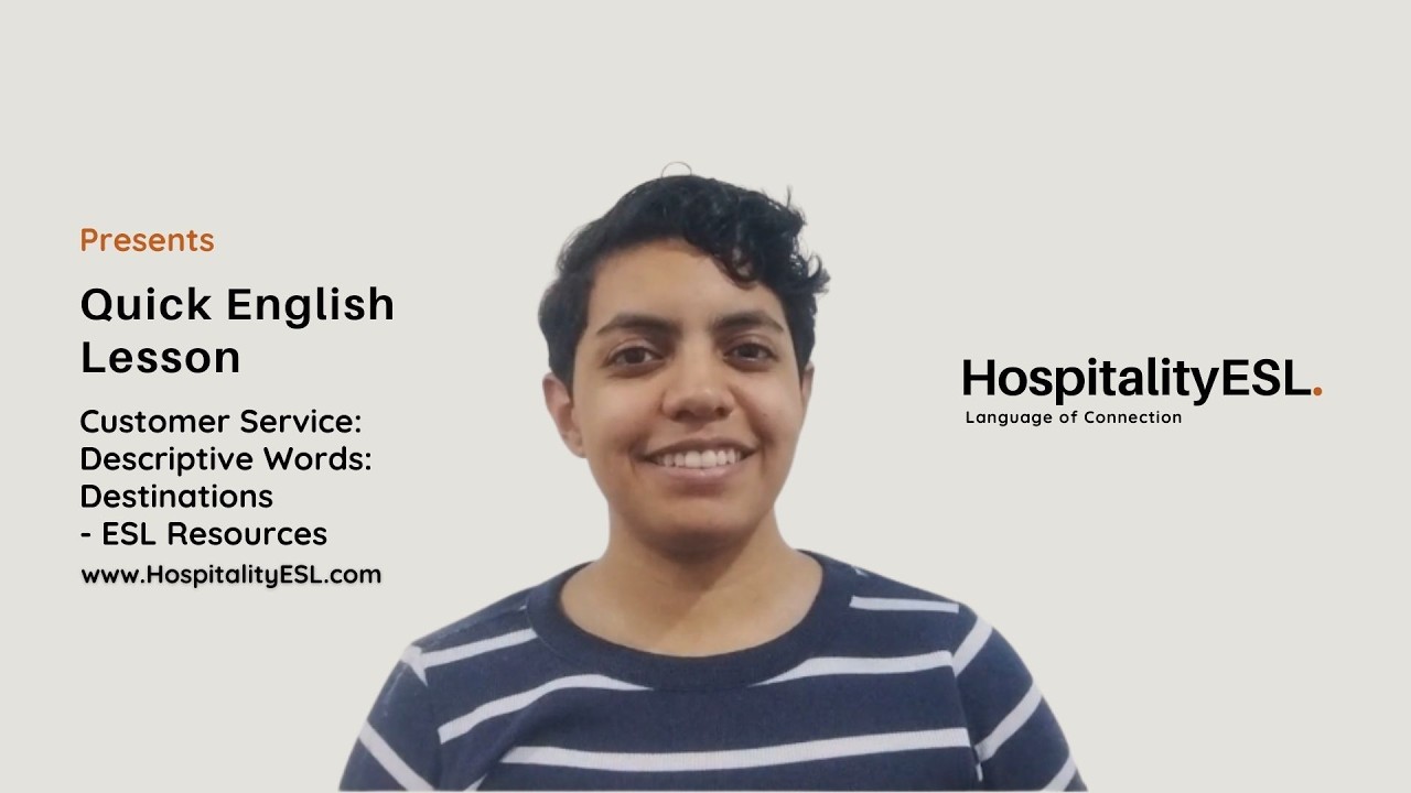 Unit 4️⃣: Descriptive Words | How to Describe a Destination in English