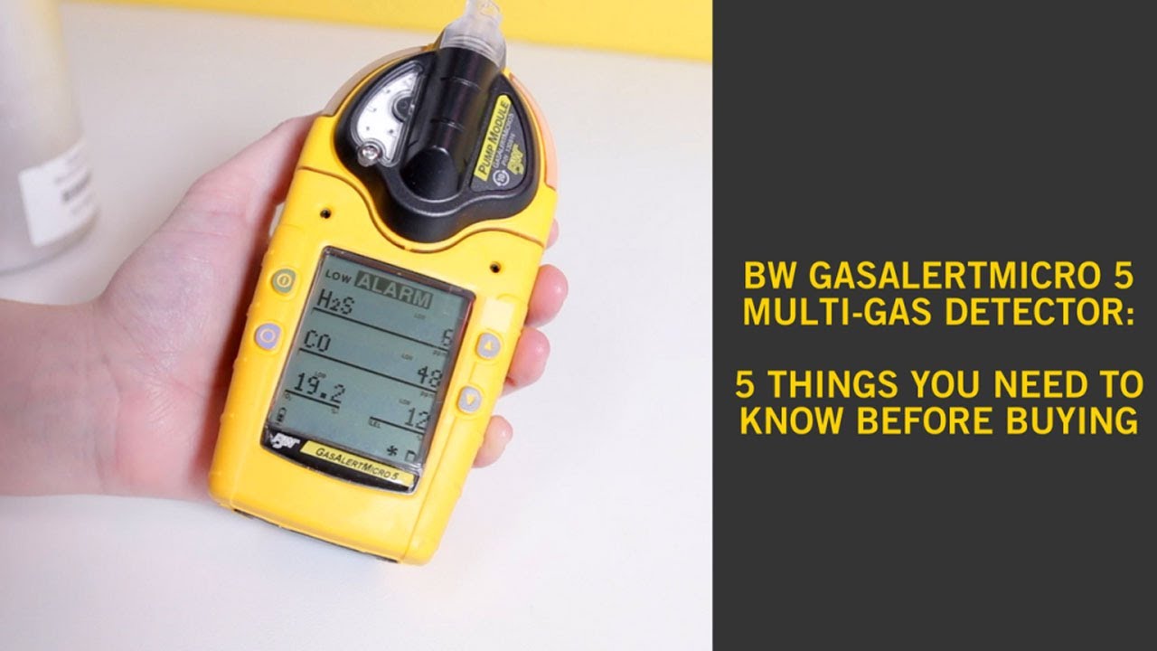 BW GasAlert Micro 5 Multi Gas Detector - A Buyer's Guide