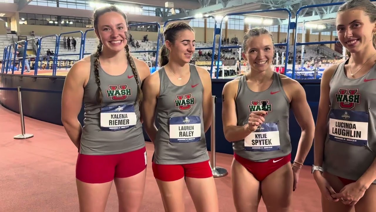 WashU Bears win 2026 D3 Indoor Nationals DMR