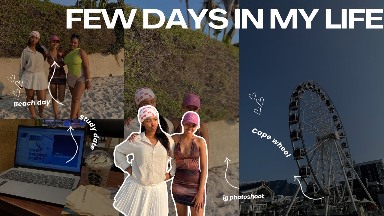 ✨A Few Days in My Life | Solo Study Date, Birthday Vibes, Bowling Night & Beach Day🌊🎳📚