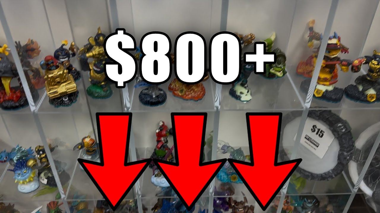 All The Rare Skylanders On One Shelf!