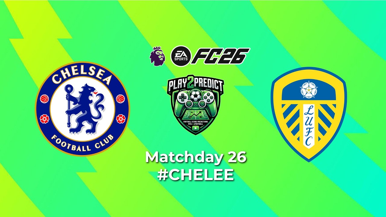 [PREMIER LEAGUE] CHELSEA FC vs LEEDS UNITED – ROUND 26