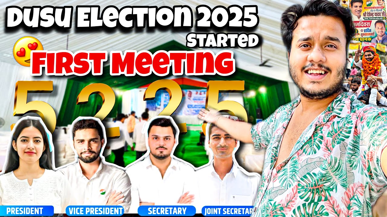 DUSU ELECTIONS 2025 🗳️ Kon Jeetega ?? NSUI OR ABVP ? 😰