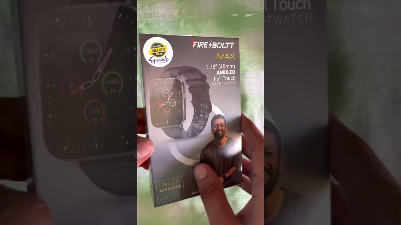 FIRE BOLTT Max watch | 1.78 inch ( 45mm ) AMOLED Full Touch &hearts;️ best under ₹5k