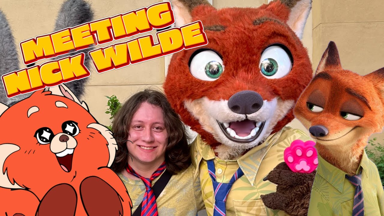 Meeting Nick Wilde at Disneyland Compilation ❤️🦊