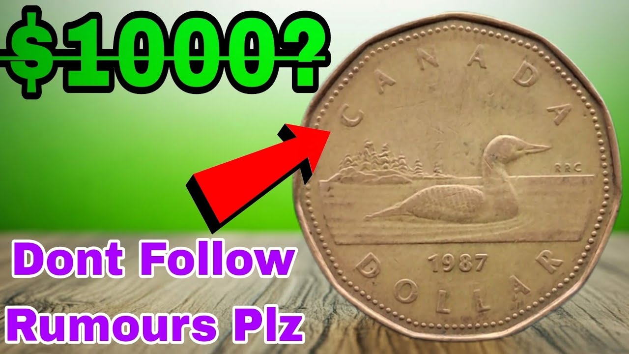 1987 Canadian Loonie Coin Worth?