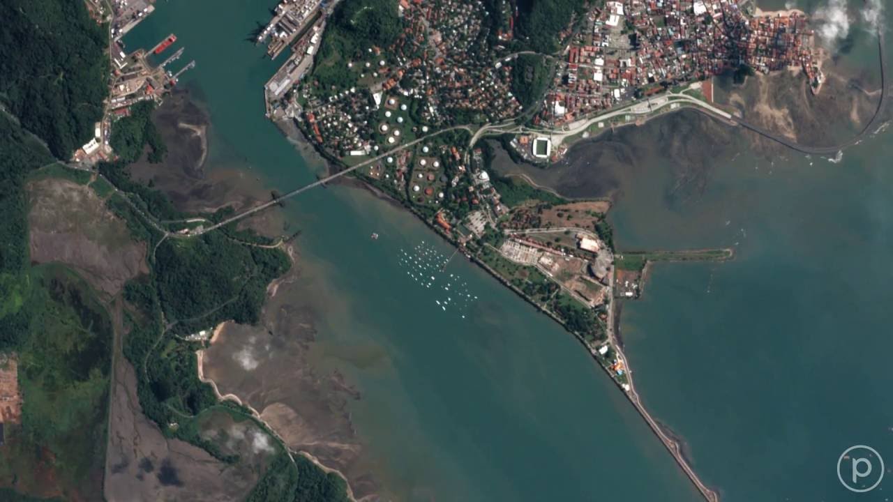 Imaging the Panama Canal from Space