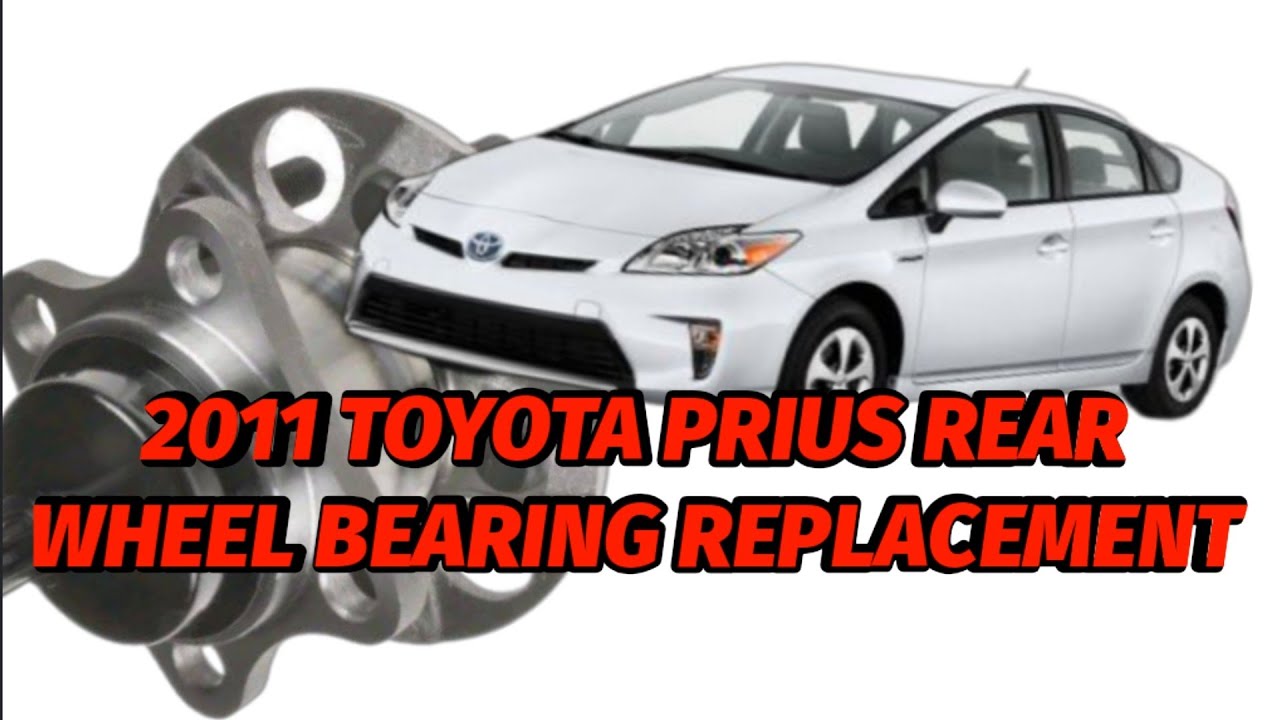 Замена заднего ступичного подшипника TOYOTA PRIUS 2011 г.