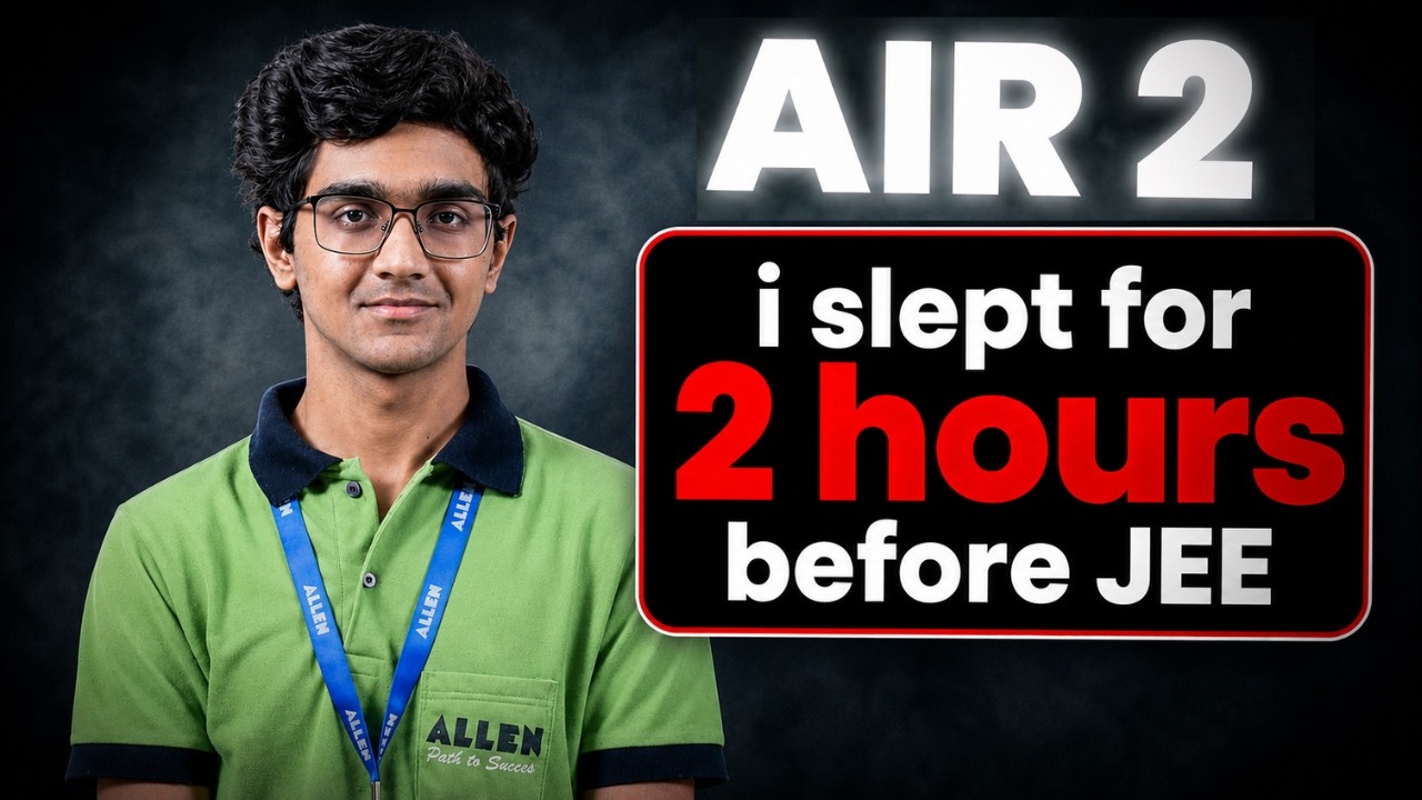 Crazy IIT JEE advice from AIR 2🔥| Kabeer Chhillar