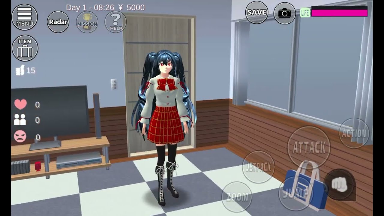 Cara gabungin rambut  girl [#1] [sakuraschoolsimulator]