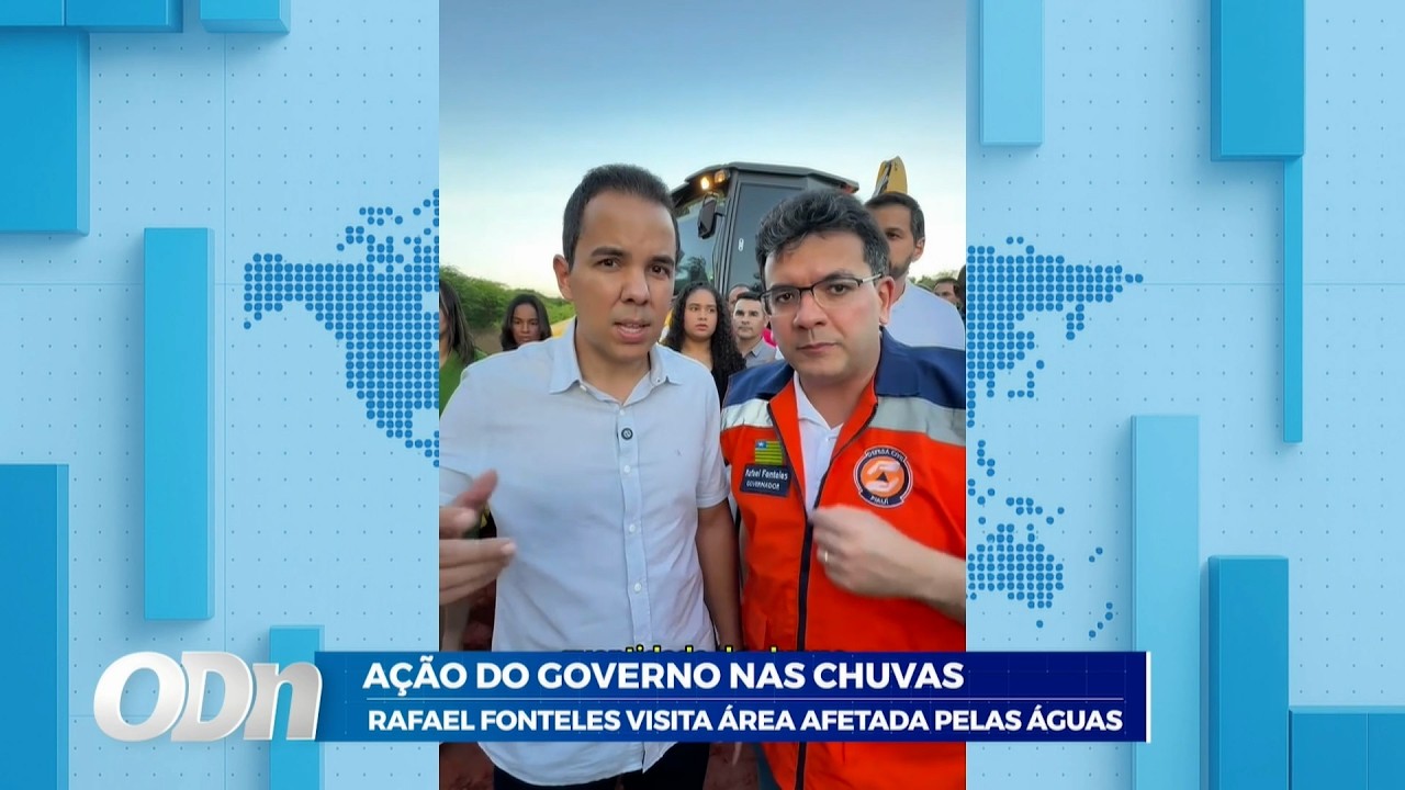 Ação do governo nas chuva: Rafael Fonteles visita áreas afetadas pelas águas 09 03 2026