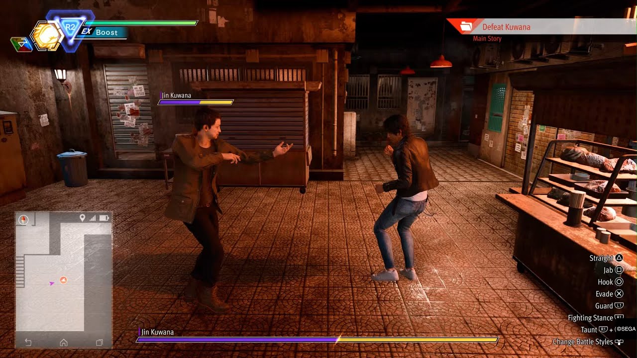 Lost Judgment - Jin Kuwana Boss Fight 2 (Hard EX - No Damage)