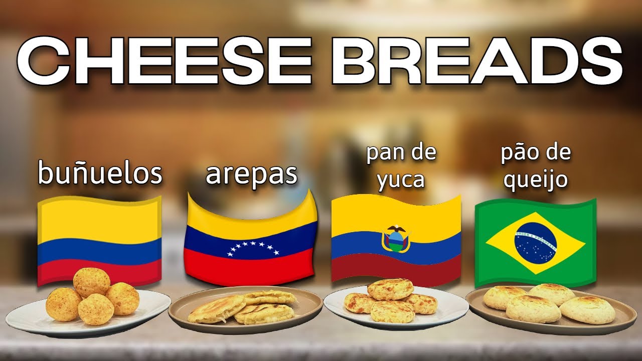 Latin American Cheese Breads (4 Ways)