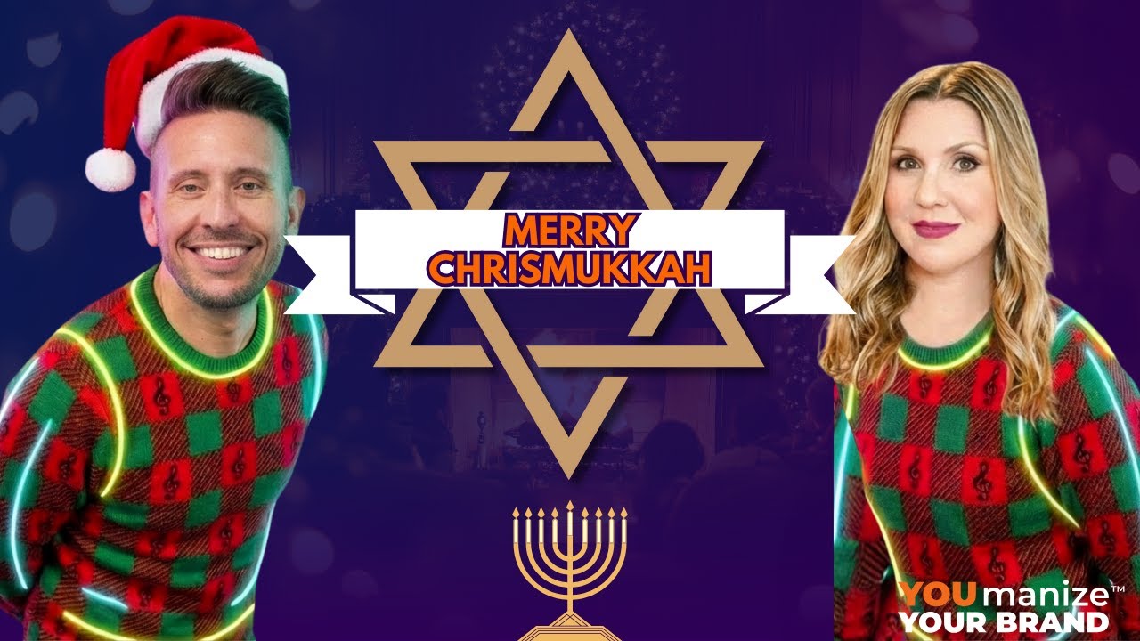 Celebrating the 2025 holidays as business owners & a blended family of 5 - Christmakah