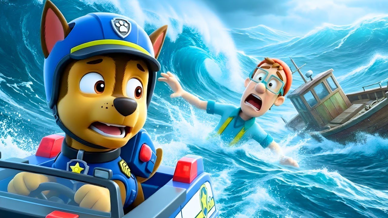 PawPatrol Ultimate Rescue: The Unexpected Tsunami – Chase, Save the Captain! | Sad Story – Rainbow 3