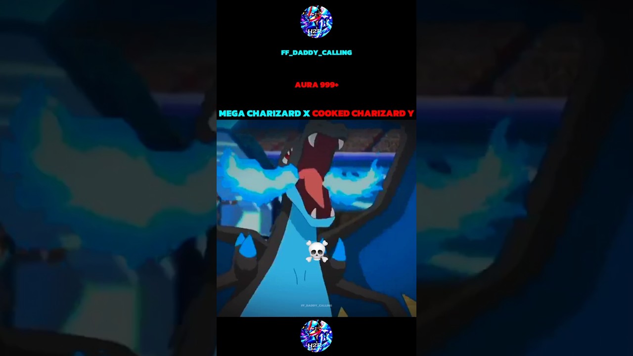 Charizard x vs Charizard y 🥶🥶 || Skull edit || #pokemon #shortsfeed #trending #anime #viralshort