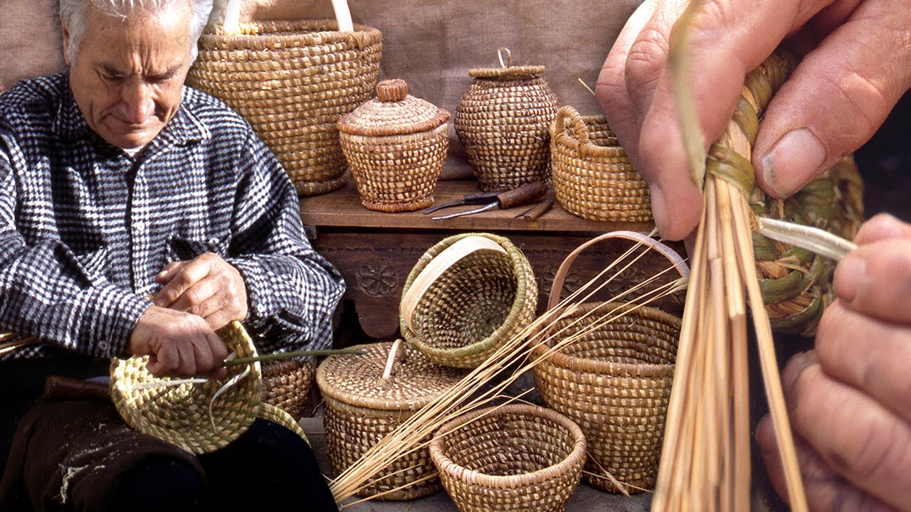Соломенные корзины или парты. Поделки прошлых лет для хранения зерна и соли | Документальный фильм