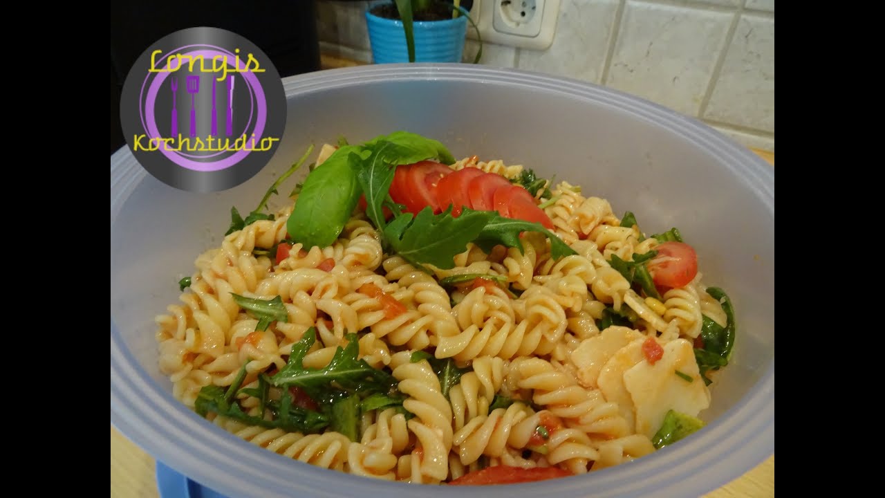 Longis Kochstudio || Nudelsalat mediterran || Kochen Einfach Schnell und Gesund