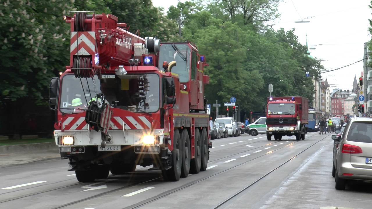 [Erstmalig] Feuerwehrkran 50 + GW-Kran BF M&uuml;nchen FW6