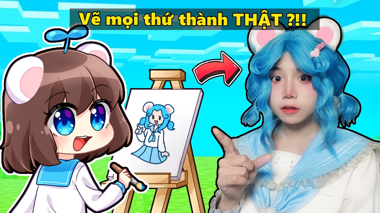 Thử Thách Vẽ Điên Rồ Nhất Của Mình !! Chị Em Simmy Và Sammy Đại Chiến Vẽ Trong Roblox