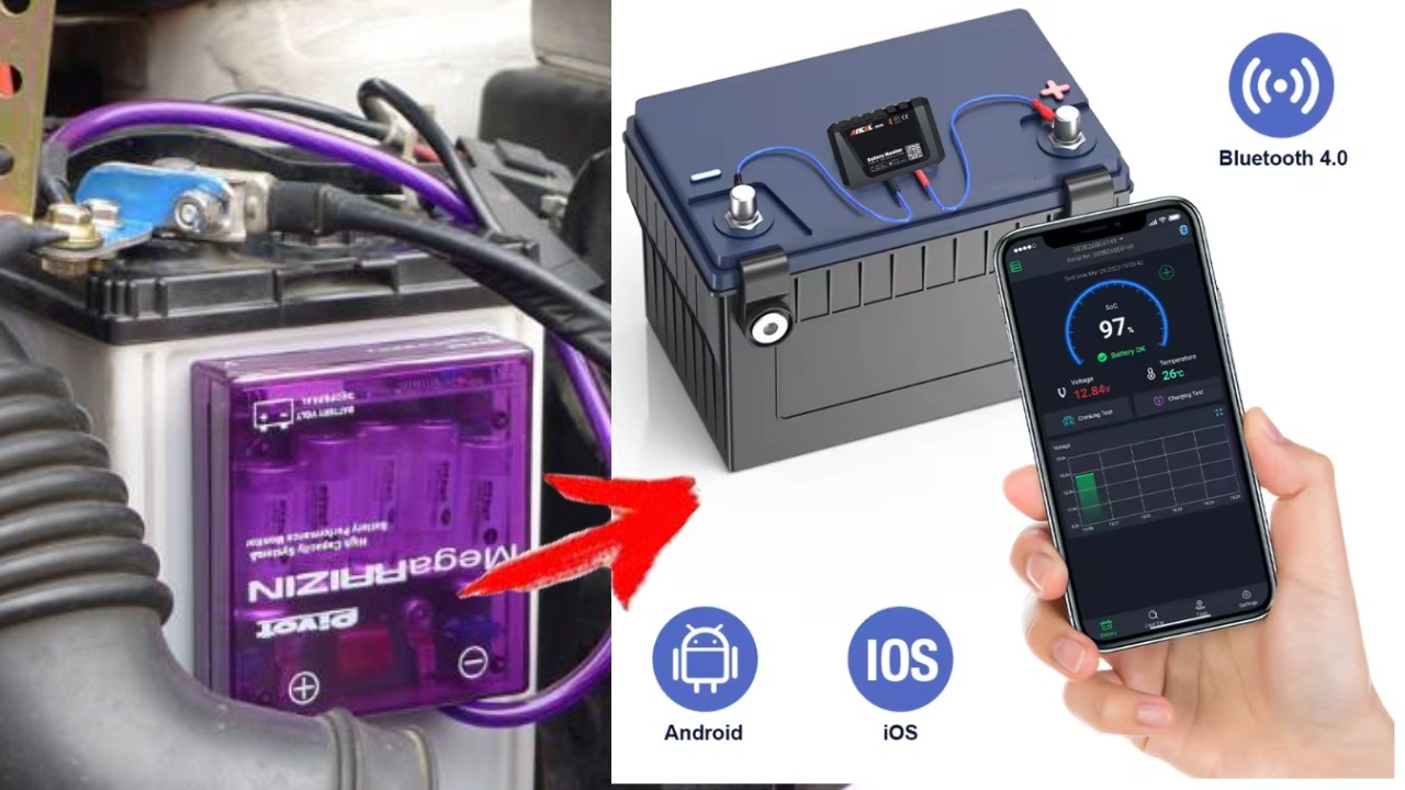 Protege la Bateria del Automovil - Ancel BM300 12V Battery Tester
