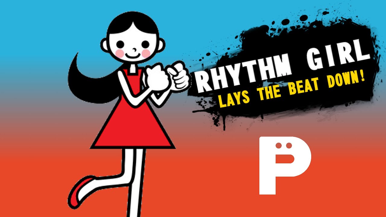 Концепт набора движений Rhythm Girl (персонаж Rhythm Heaven из Super Smash Bros.)