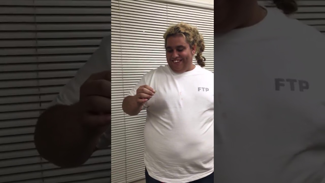 Fat Nick Throws a Fake Bug on Coco