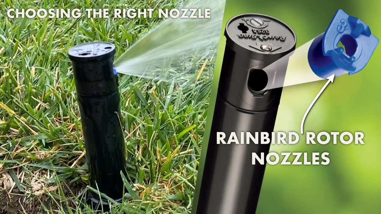 Rainbird Rotor Sprinklers Choosing the Right Nozzles