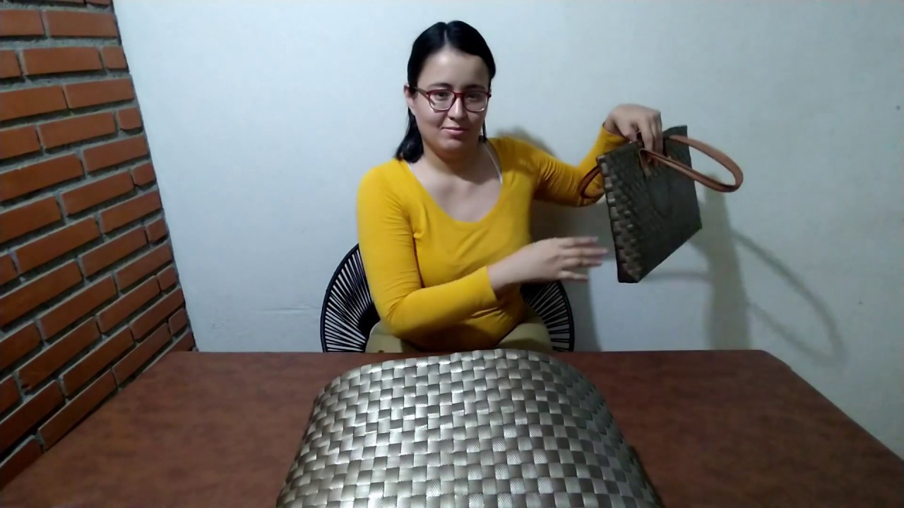 TUTORIAL BOLSO TEJIDO EN ZUNCHO