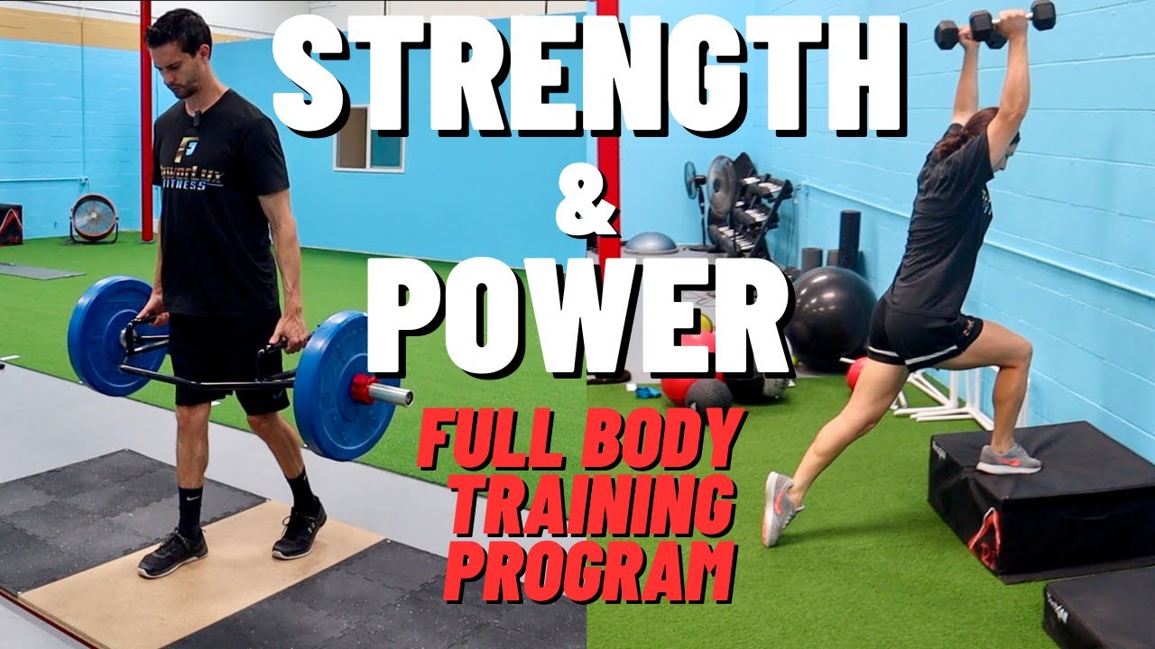 Full Body Strength And Power Training Program | Full Body Workout For Power