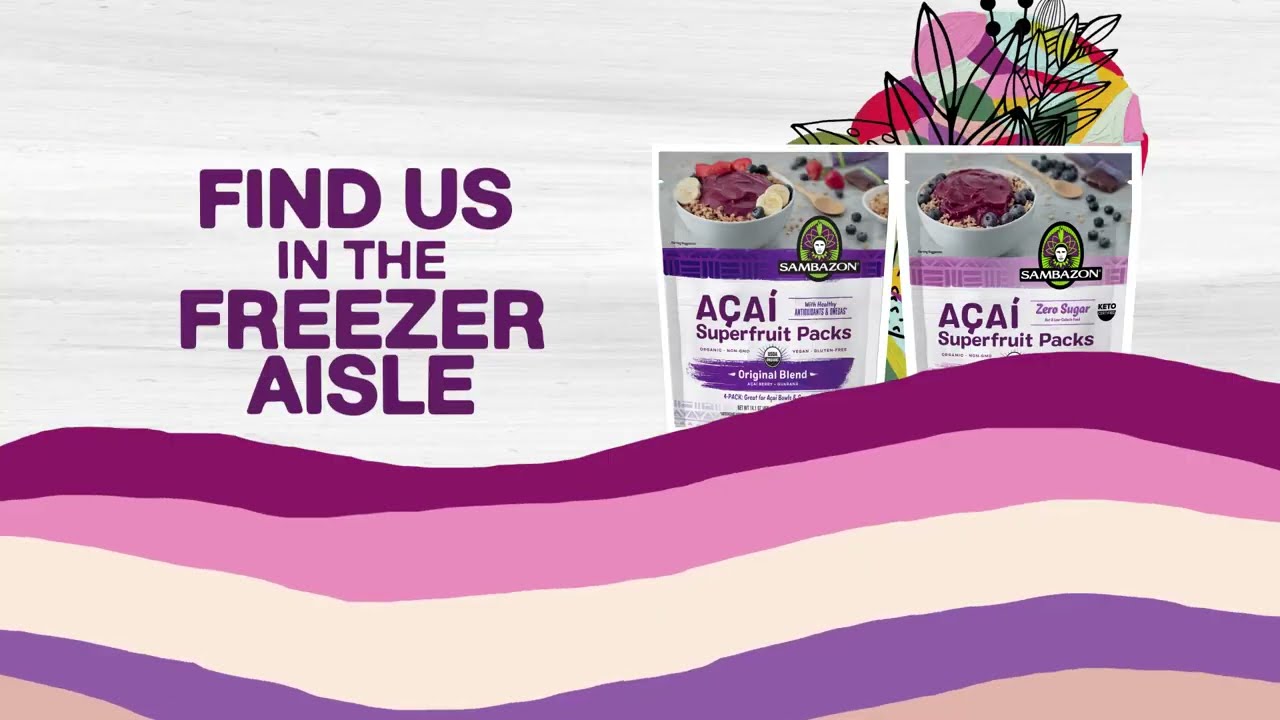 SAMBAZON A&ccedil;a&iacute; | A&ccedil;a&iacute; Packs | Delicious smoothies at home!