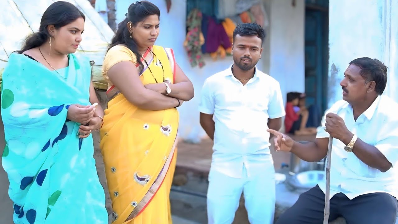 बायकोचा मार खाऊन नवरा झाला येडा लावतोय गावातल्या लोकांना घोडा😱 #youtubevideo #youtubeshorts