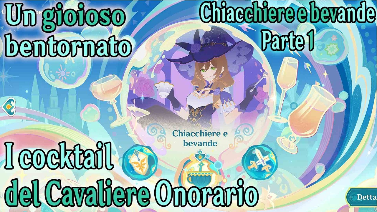I cocktail del Cavaliere Onorario | Un gioioso bentornato (Lisa) - Parte 1 | Genshin Impact ITA