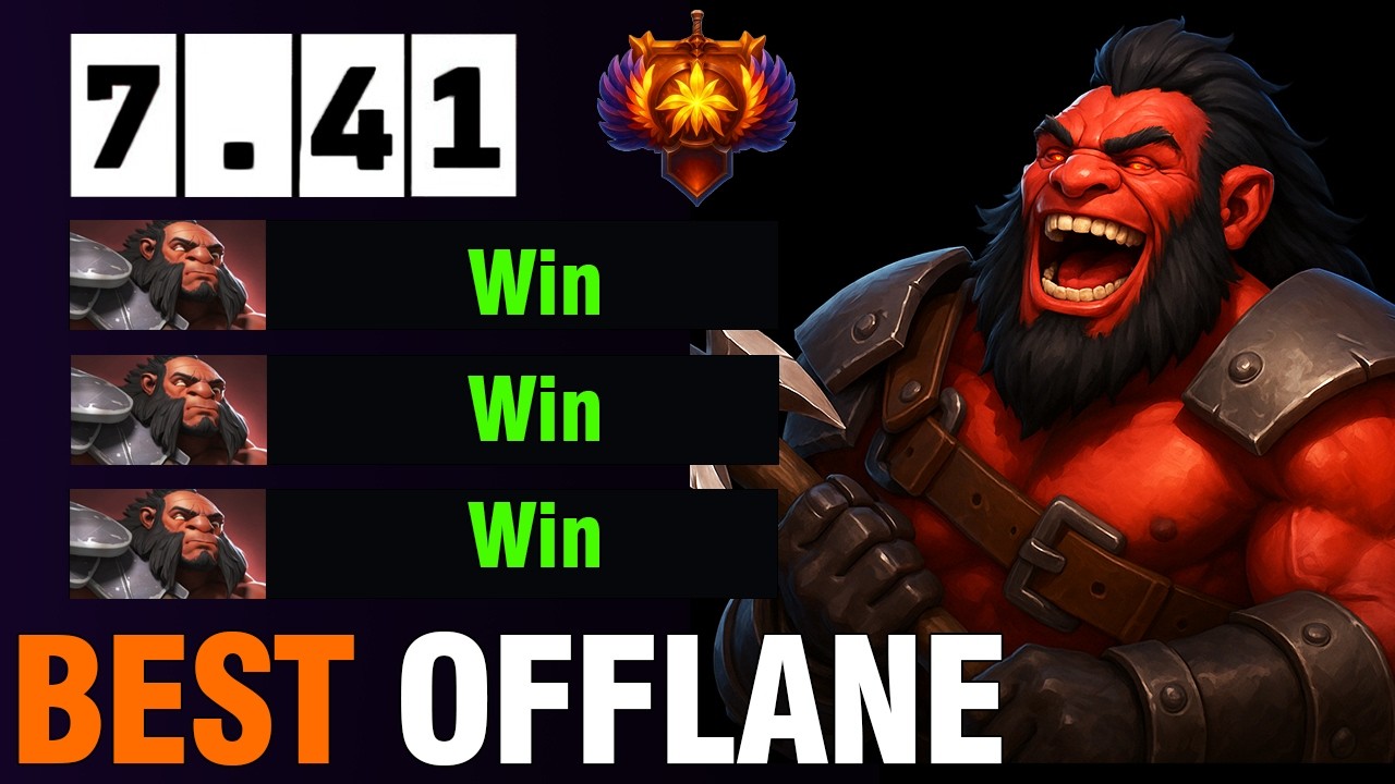 Axe is IMBA Offlane in NEW Patch 7.41 Dota 2