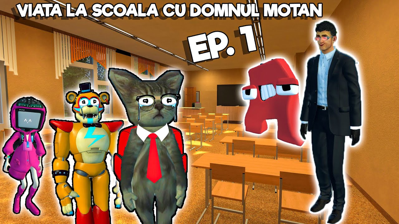 VIATA LA SCOALA CU DOMNUL MOTAN!!! PRIMA ZI DE SCOALA!!!