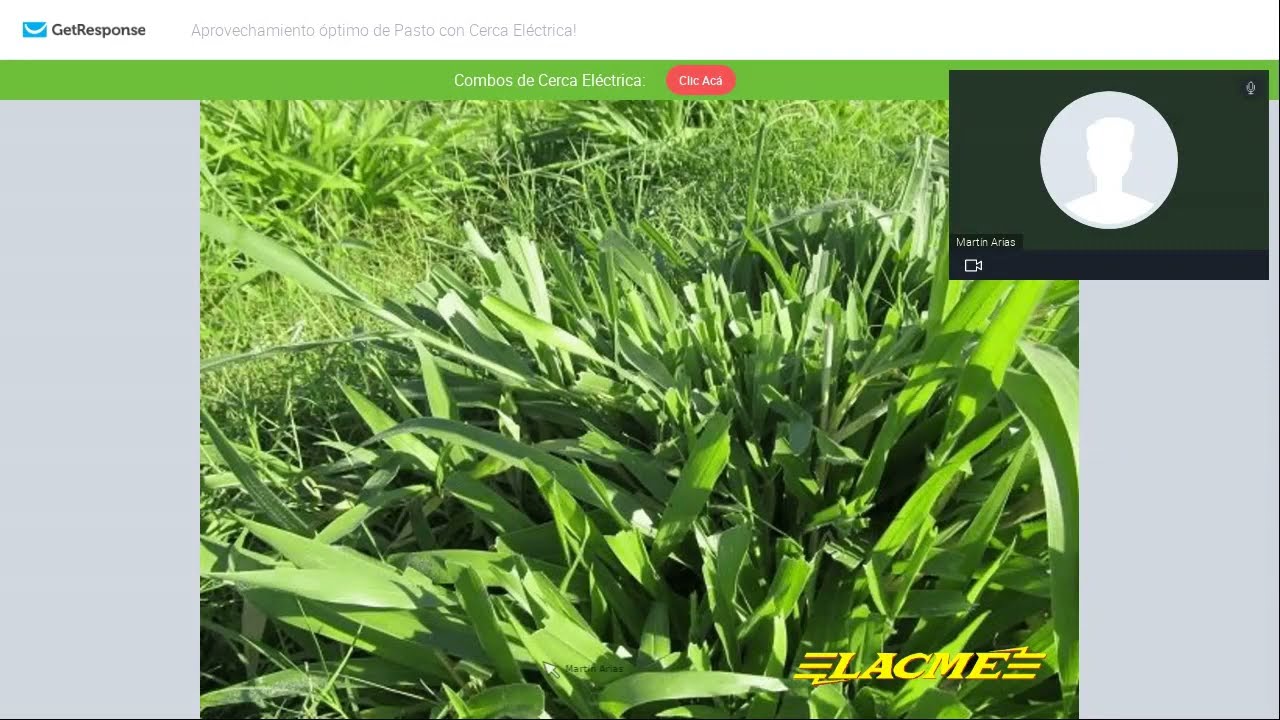 Charla Aprovechamiento Óptimo de Pasto con Cerca Eléctrica