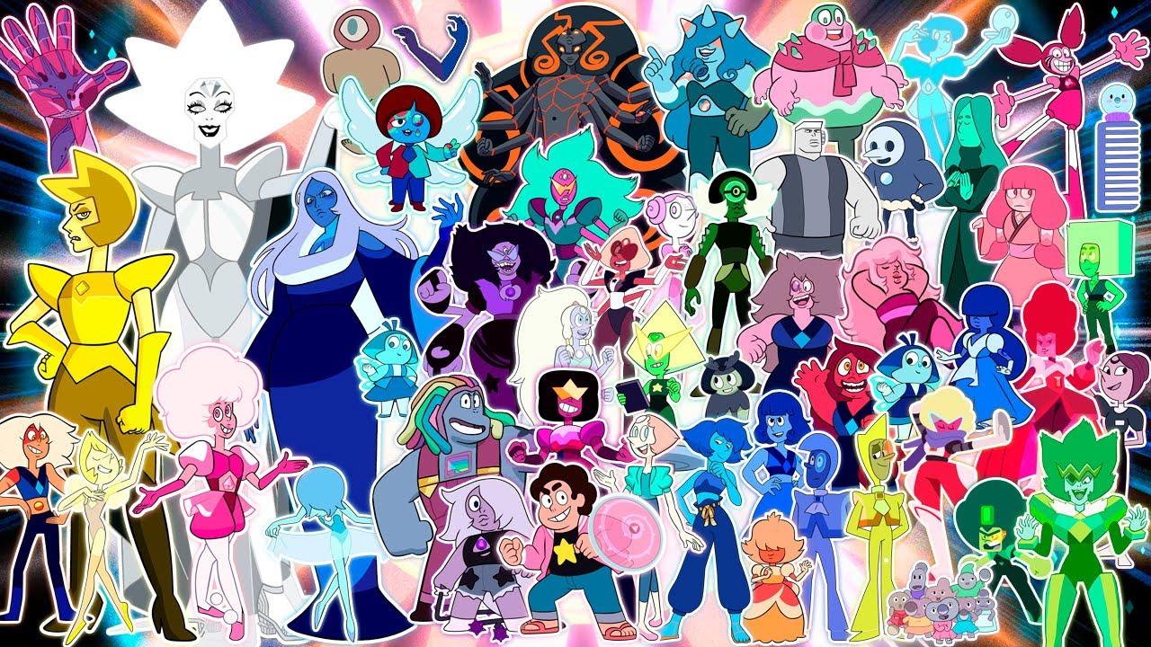 TODAS AS GEMS de Steven Universo: Futuro (Fusões, Diamantes, Gems Corrompidas etc)