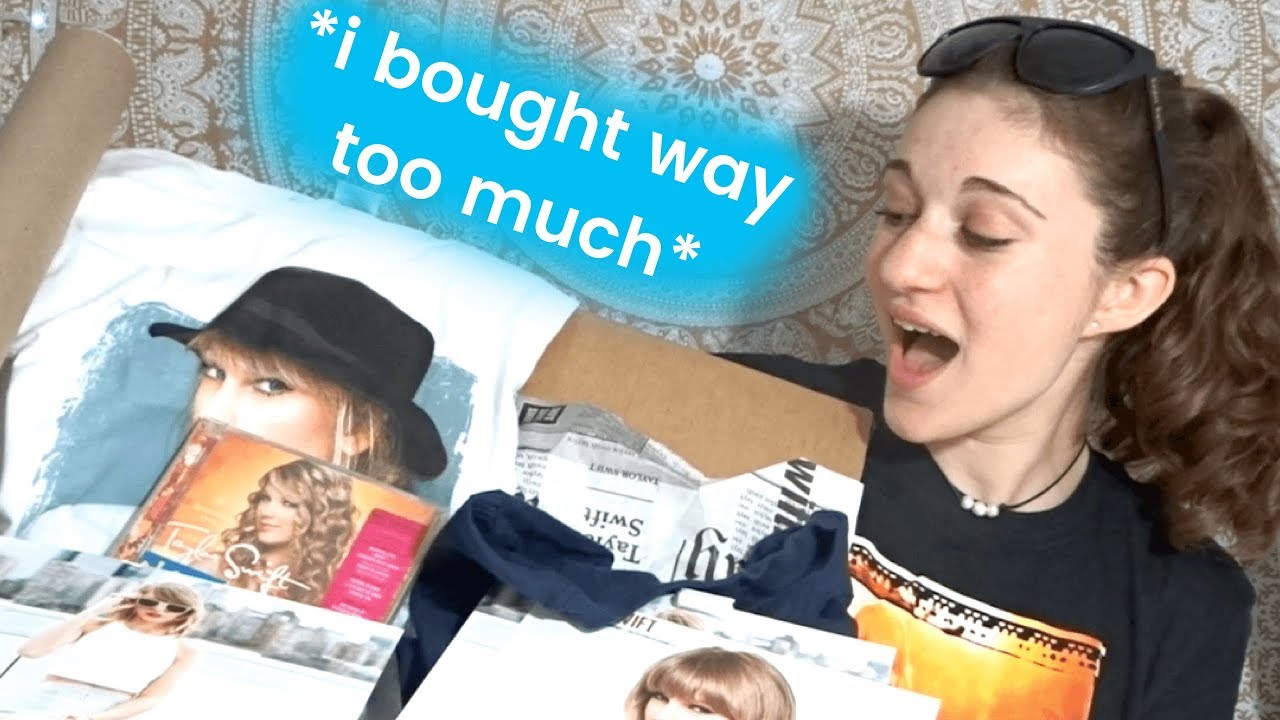 HUGE Taylor Swift Merch Unboxing & Haul! || Haley Rose