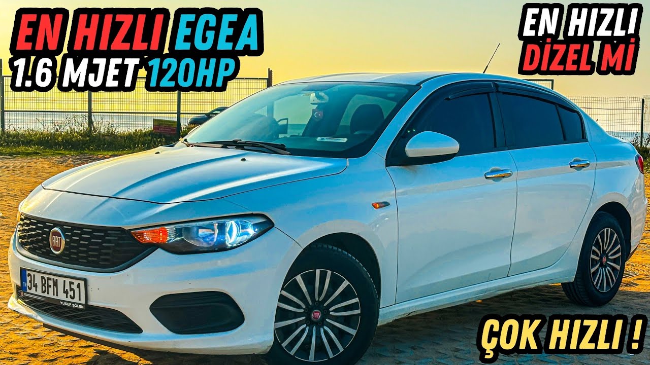 İŞTE UÇAN 1.6 EGEA | FIAT EGEA 1.6 MULTİJET | PERFORMANSLI KULLANDIM| TAM BİR FİYAT PERFORMANS | POV