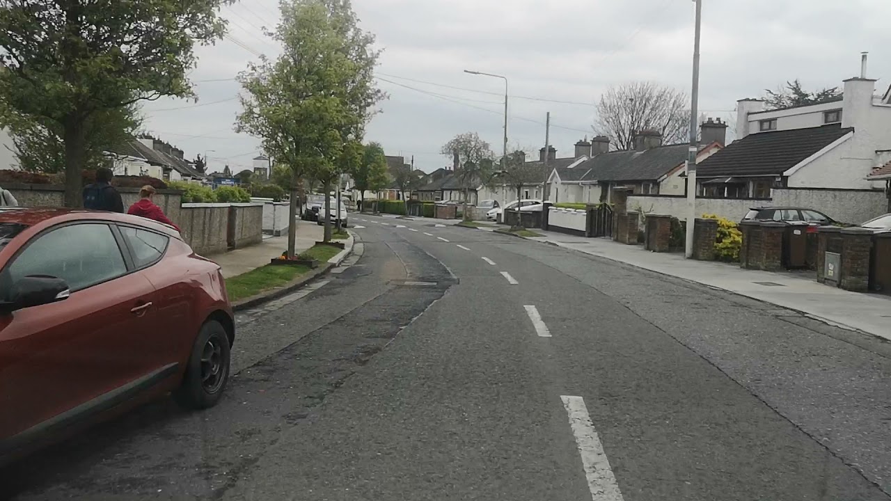 Driving in finglas Dublin Ireland
